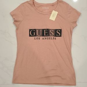 GUESS Logo Large t-shirt chest 18 in 25 in long